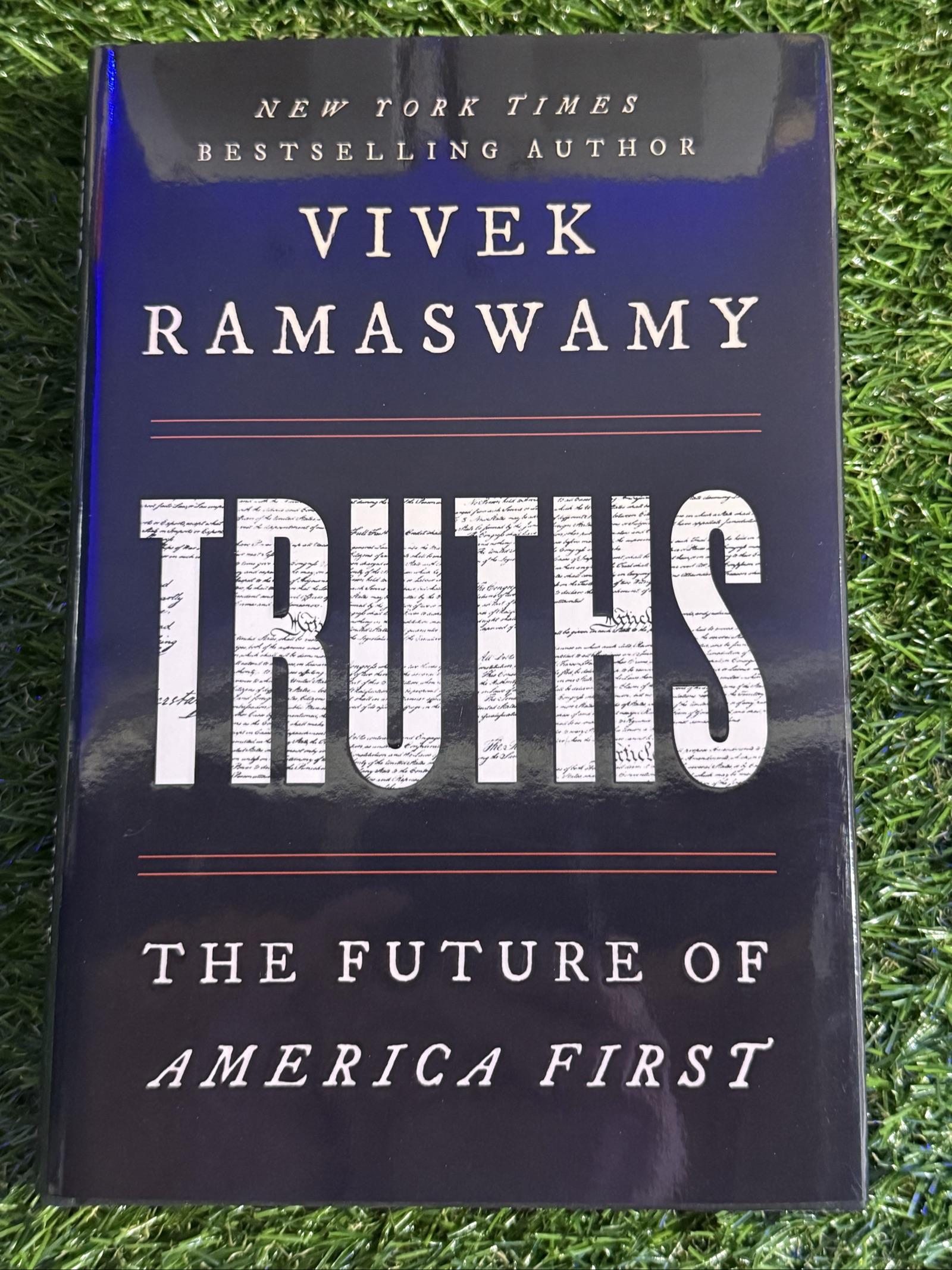 Vivek Ramaswamy Signed 'Truths: The Future of America First' Hardcover Book