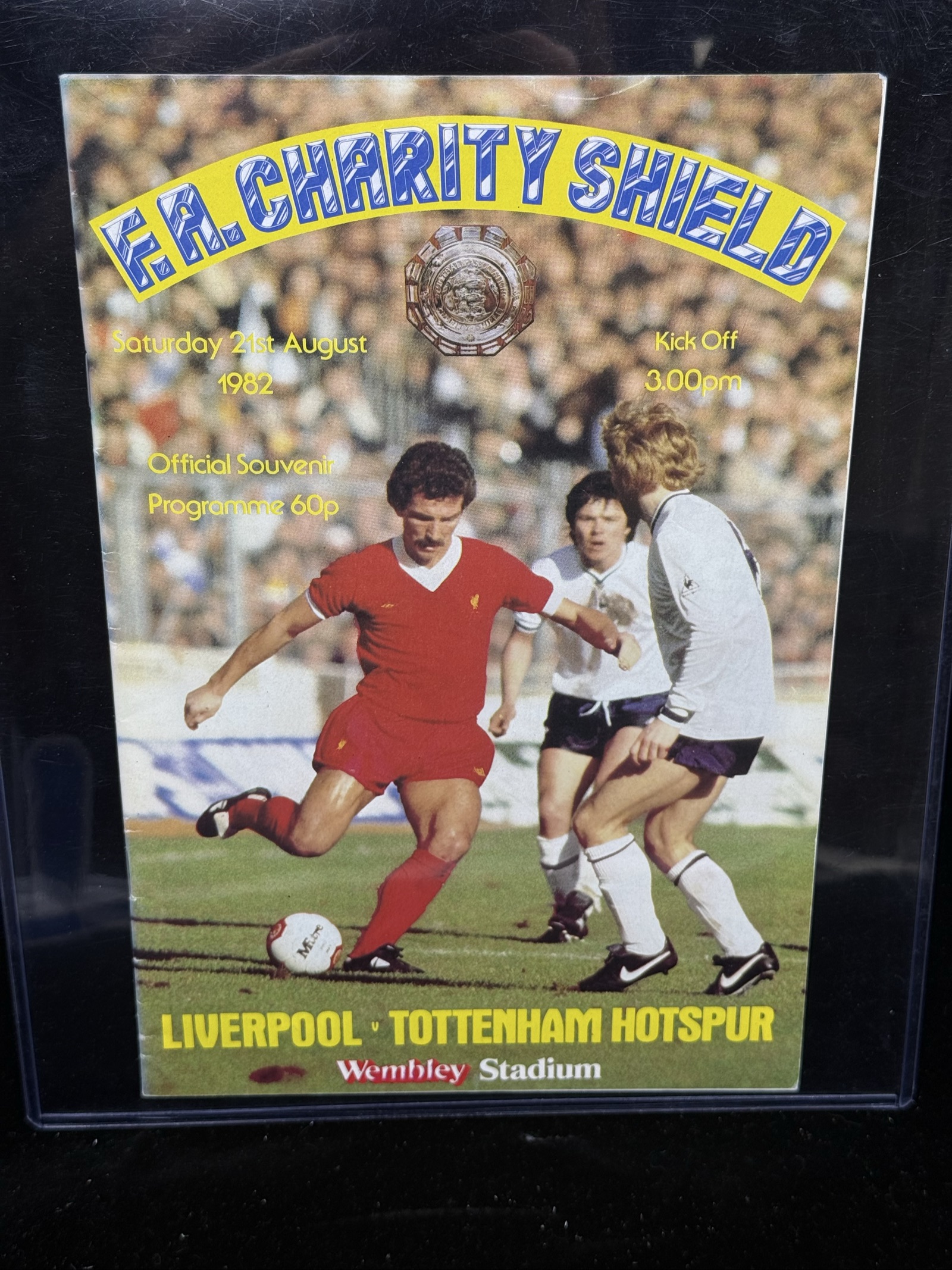 1982 F.A. Charity Shield Official Souvenir Programme Liverpool v Tottenham