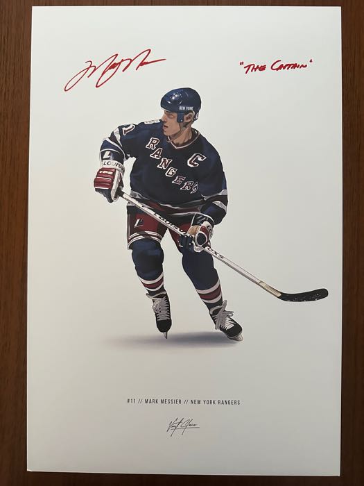 Mark Messier signed art print