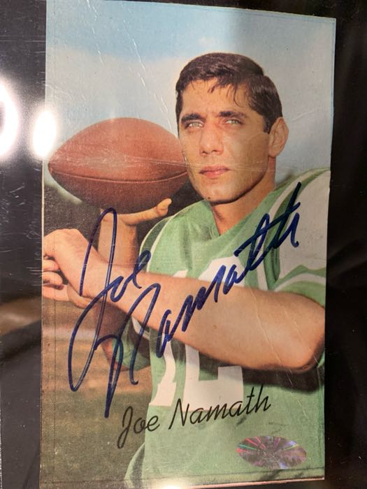 Namath- Joe Large Card